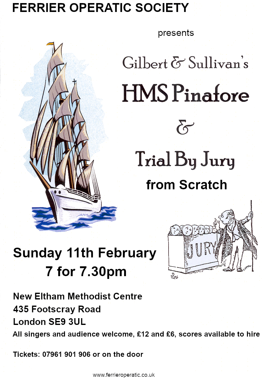 2024 Trial and Pinafore poster